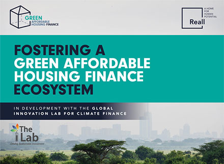 Fostering a Green Affordable Housing Finance Ecosystem